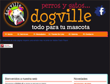 Tablet Screenshot of dogville.es